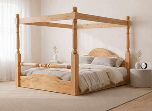 Weybourne Floor Bed in Antique Finish