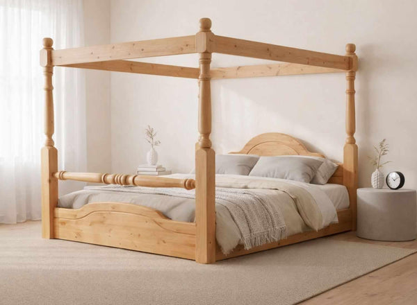 Weybourne Floor Bed in Antique Finish