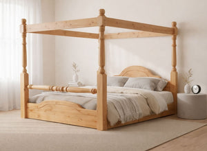 Weybourne Floor Bed in Antique Finish