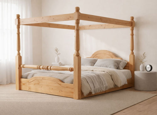 Weybourne Floor Bed in Antique Finish