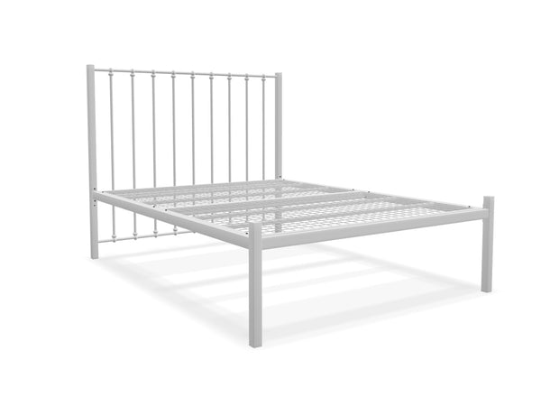Norfolk Low End Metal Bed Frame Finished in White