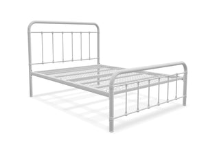 Massingham Metal Bed Frame Finished in Painted White