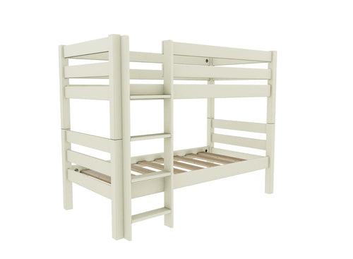 Wooden Bunk Bed Finished in Painted Cream