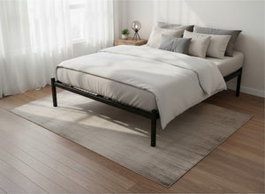 Wroxham Metal Platform Bed in Black Finish