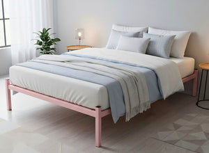 Wroxham Pastel Pink Metal Bed