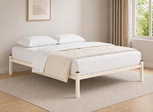 Wroxham Platform Bed in Cream