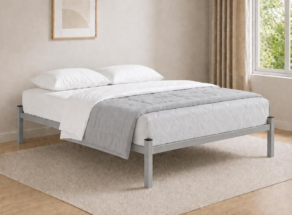 Wroxham Platform Bed in Grey