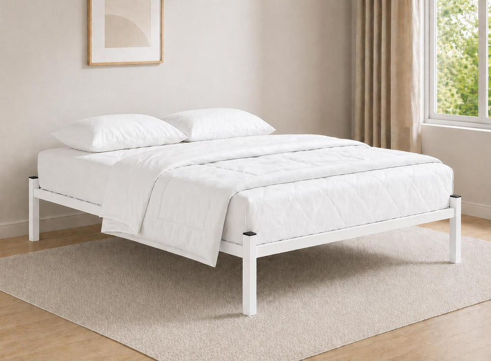 Wroxham Platform Bed in White