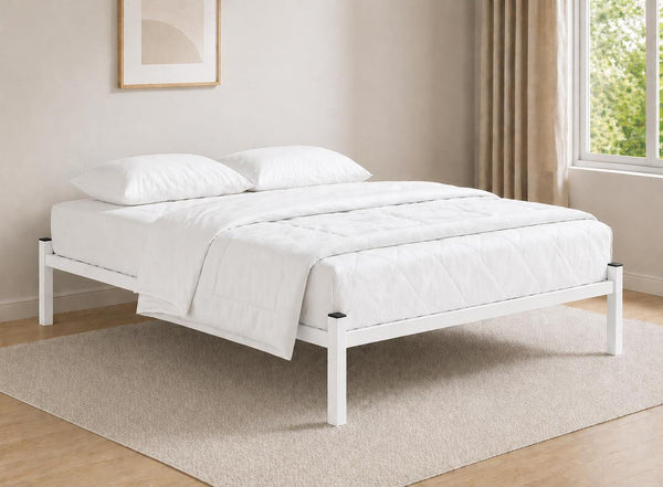 Wroxham Platform Bed in White
