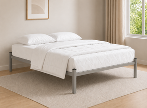 Wroxham Platform Bed in Silver