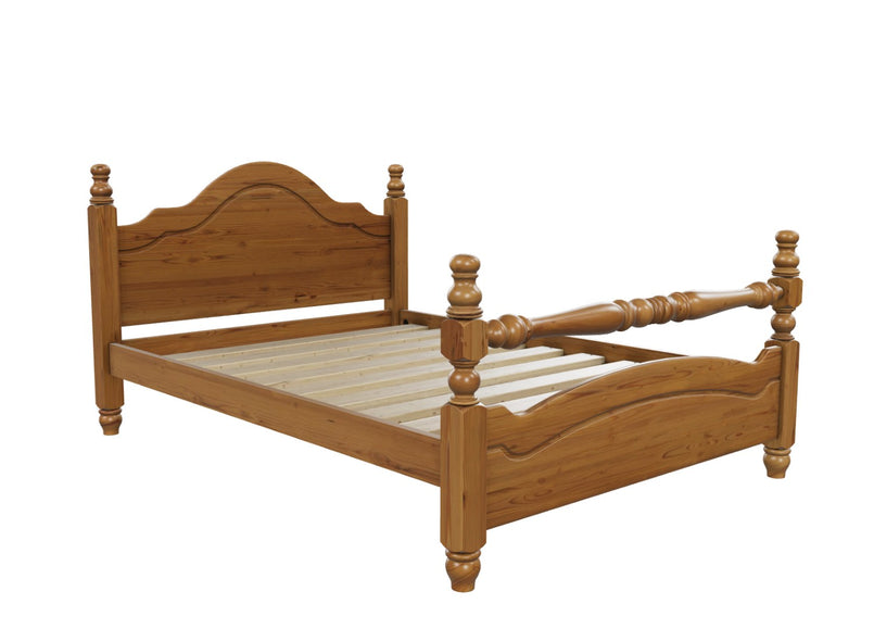 Yaxham Wooden Bed Finished in Stained Oak