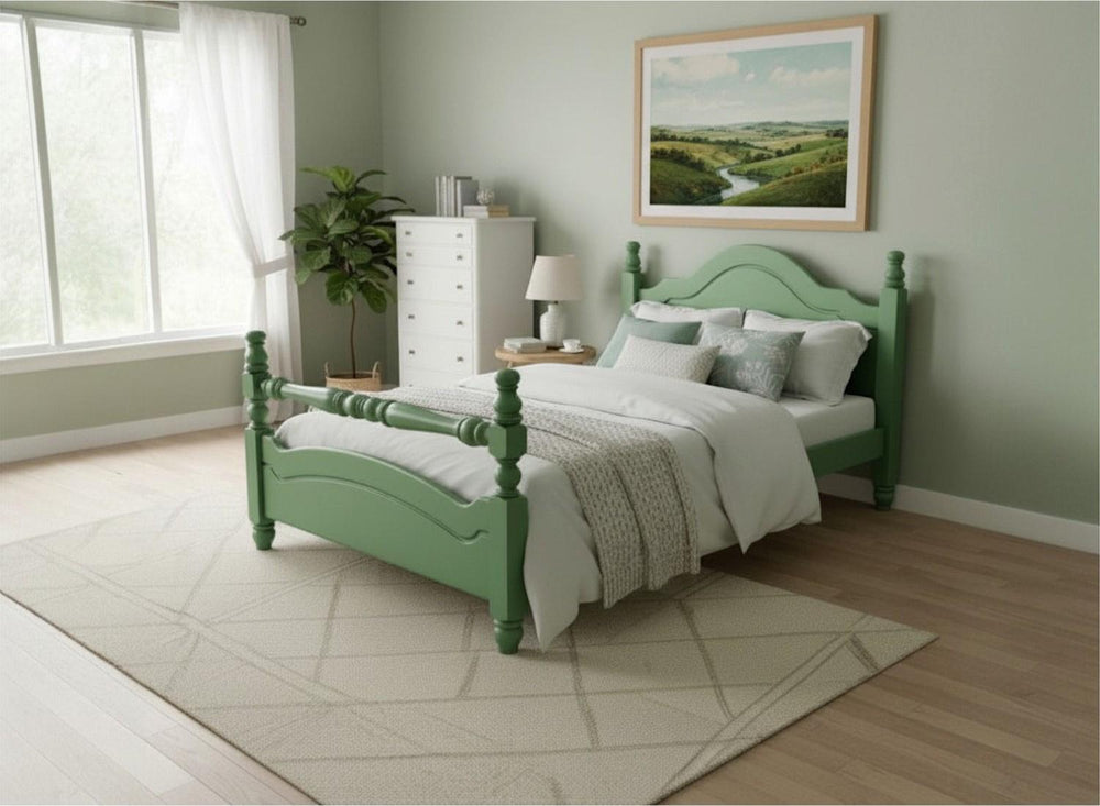 Yaxham Wooden Bed in Oak Finish