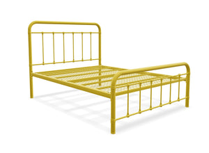 Massingham Metal Bed Frame Finished in Painted Yellow