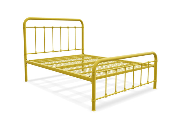 Massingham Metal Bed Frame Finished in Painted Yellow