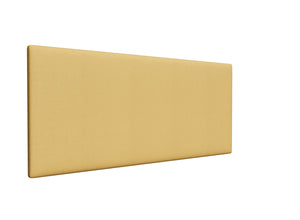 Hermia Strutted Headboard Finished in Moda Ochre Yellow