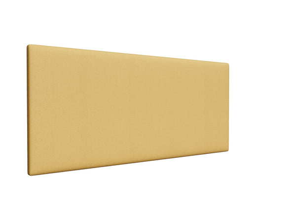 Hermia Strutted Headboard Finished in Moda Ochre Yellow