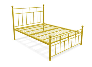 Levington Bed Frame Finished in Painted Yellow