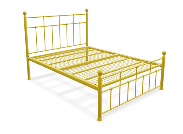 Levington Bed Frame Finished in Painted Yellow