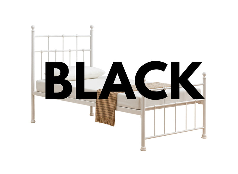 Levington Black Single Bed