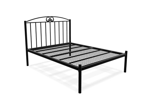 Aubrey Low End Bed Finished in Black