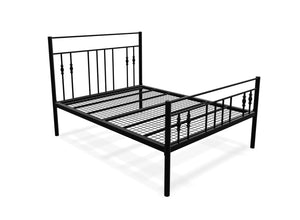 Georgia High End Metal Bed Frame in Painted Black