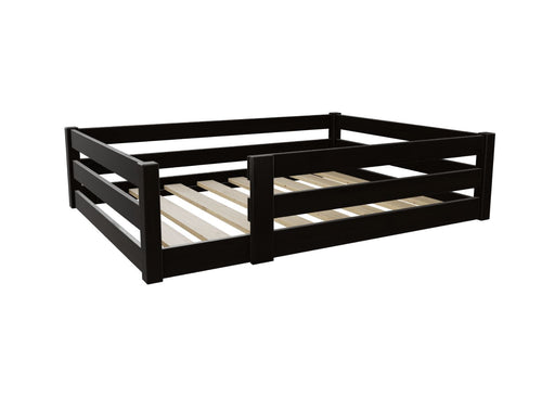 Necton Toddler Floor Bed Finished in Stained Black Ash