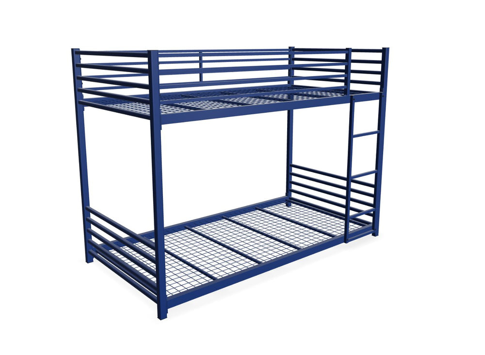 Thetford Metal Floor Bunk Bed Finished in Painted Green