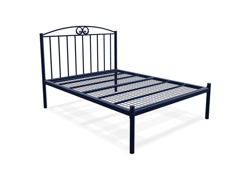 Aubrey Low End Bed Finished in Blue
