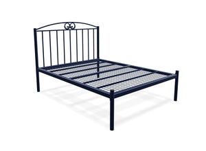 Aubrey Low End Bed Finished in Blue