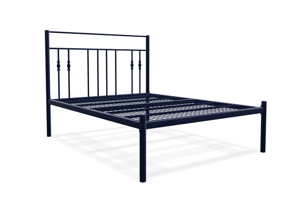 Gemma Low End Metal Bed Frame Finished in Painted Blue