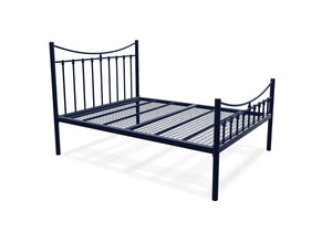 Bronx High End Metal Bed Frame Finished in Painted Blue