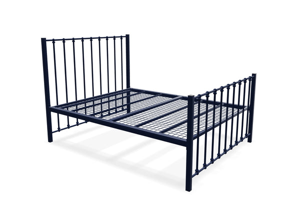 Norfolk High End Metal Bed Frame Finished in Painted Blue