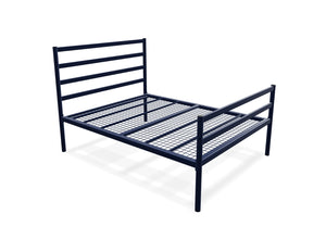 Belmont High End Metal Bed Frame Finished in Painted Blue