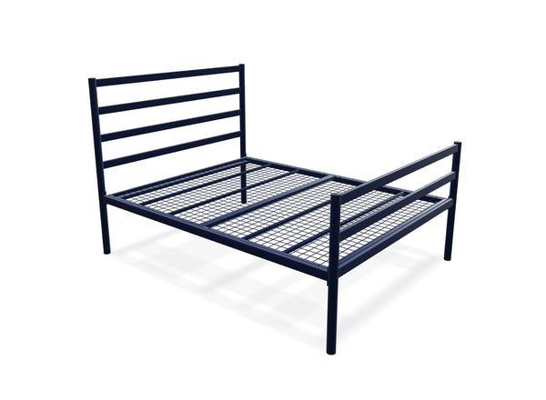 Belmont High End Metal Bed Frame Finished in Painted Blue