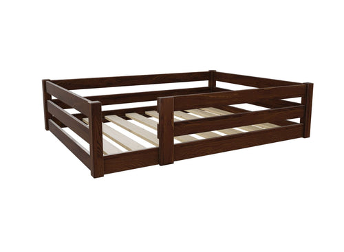 Necton Toddler Floor Bed Finished in Stained Chocolate