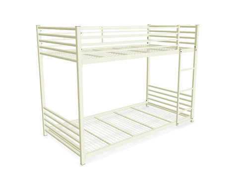 Thetford Metal Floor Bunk Bed Finished in Painted Cream