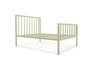 Madison High End Metal Bed Frame Finished in Painted Cream