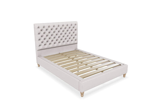 Holkham Bed in Cream Fabric