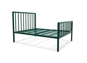 Madison High End Metal Bed Frame Finished in Painted Green