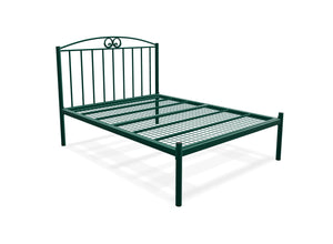 Aubrey Low End Bed Finished in Green