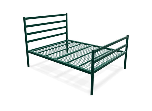 Belmont High End Metal Bed Frame Finished in Painted Green