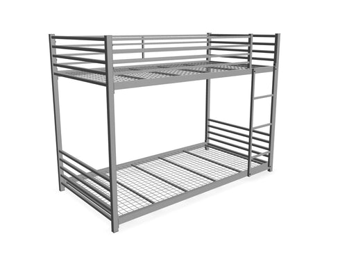Thetford Metal Floor Bunk Bed Finished in Painted Grey