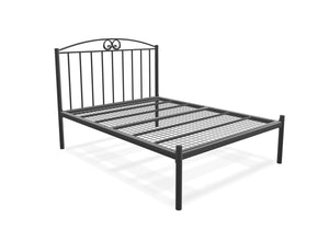 Aubrey Low End Bed Finished in Grey