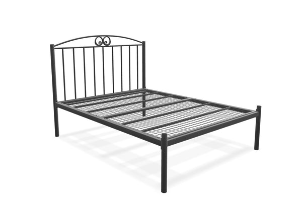 Aubrey Low End Bed Finished in Grey