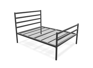 Belmont High End Metal Bed Frame Finished in Painted Grey