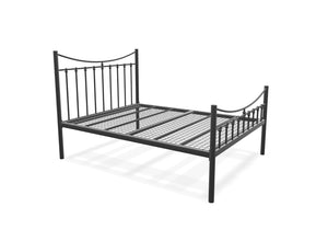 Bronx High End Metal Bed Frame Finished in Painted Grey