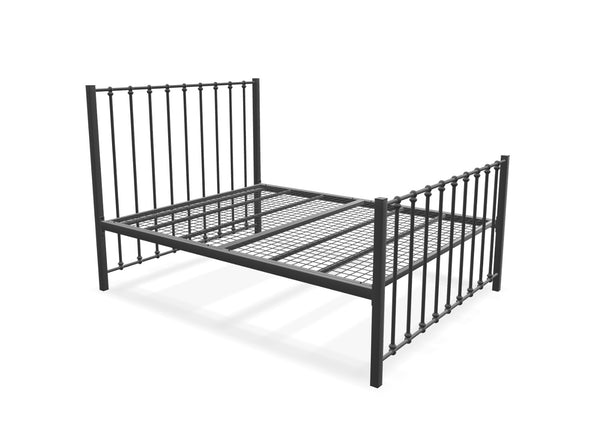 Norfolk High End Metal Bed Frame Finished in Painted Grey