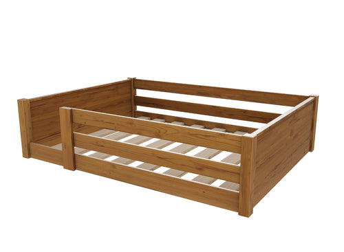 Sparham Toddler Floor bed Finished in Stained Oak