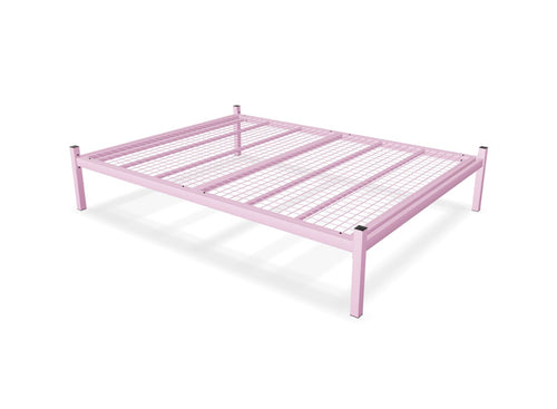 Wroxham Metal Platform Bed Finished in Painted Pink