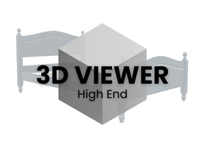 Denver High End Bed 3D Model
